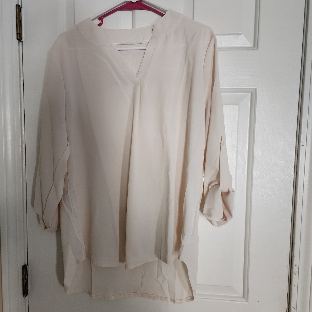 Elegant Cream Blouse